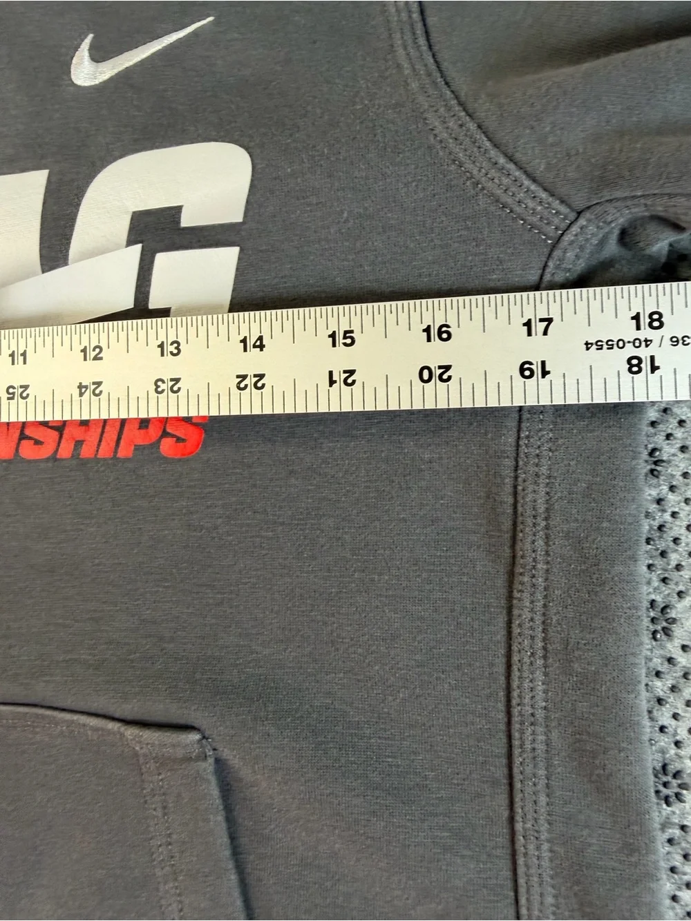 Nike Gray NFL Flag Championships Hoodie for Kids